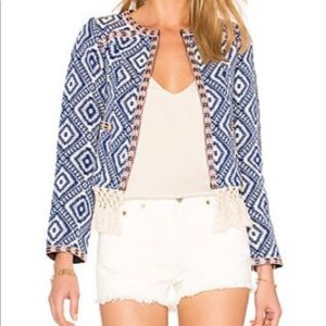 TULAROSA SANTA FE FRINGE JACKET IN DIAMONDBACK